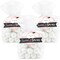 Big Dot of Happiness Pastel Halloween - Pink Pumpkin Party Clear Goodie Favor Bags - Treat Bags With Tags - Set of 12